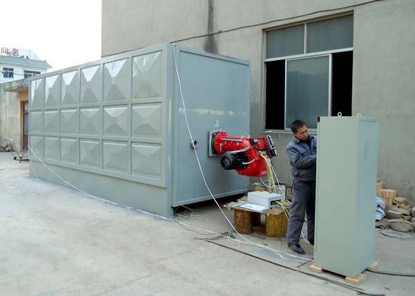 間接式燃油熱風爐工廠內(nèi)調(diào)試